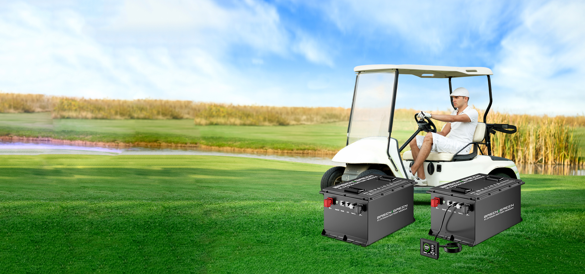 Banner4 Basengreen Golf Cart Battery Charger